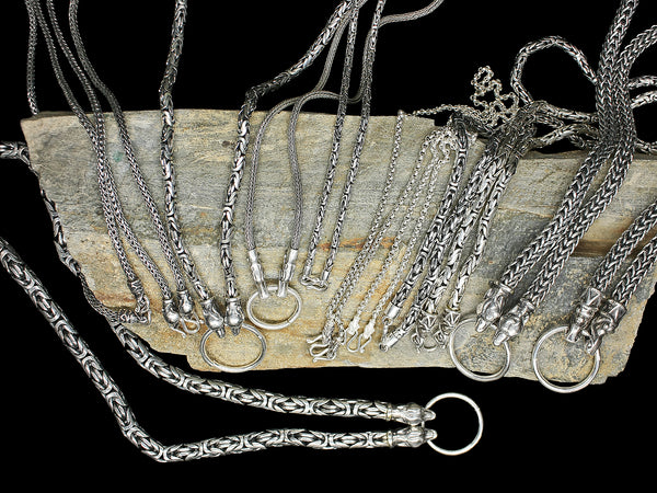 Silver Viking Necklaces from the Viking Dragon