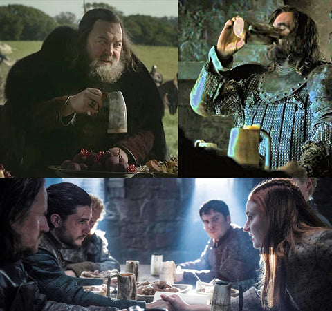 Game of Thrones Horn Beer Mugs - Viking Feasting Supplies