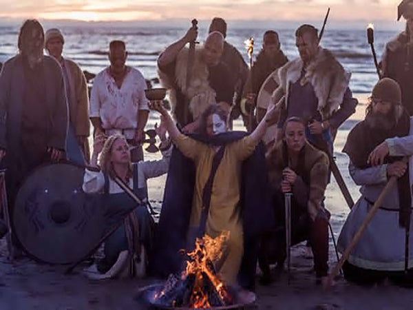 Pagan Viking Ritual on a Beach - The Viking Dragon Blog