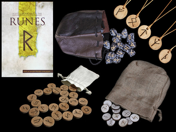 Elder Futhark Rune Sets & Rune Books - Asatru Norse Religion Supplies