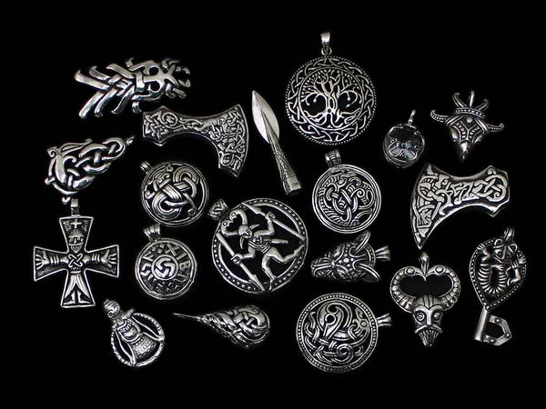 Silver Viking Pendants - Viking Jewelry