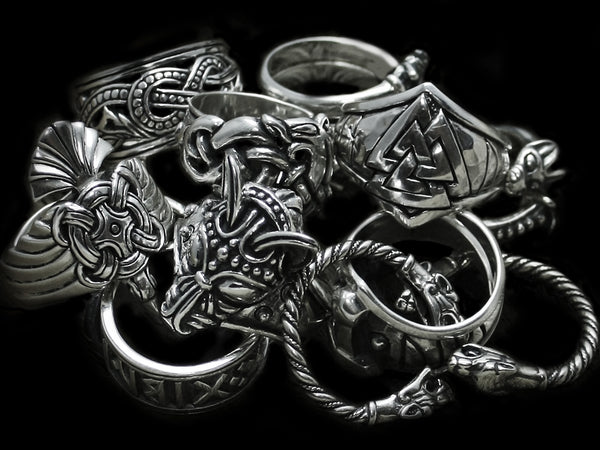 Viking Rings in 925 Sterling Silver for Men & Women - Viking Jewelry