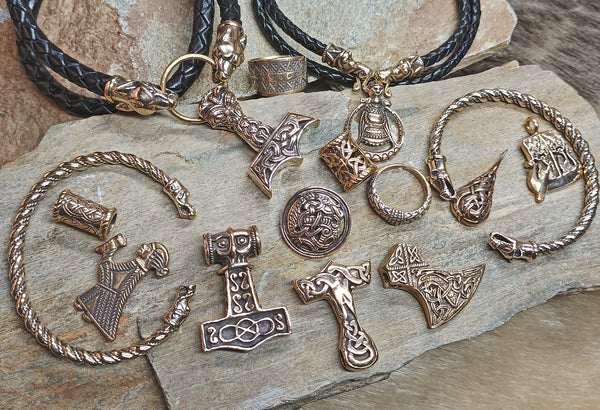 Bronze Viking Jewelry by The Viking Dragon