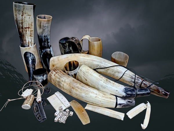horn bone  and antler products from The Viking Dragon Collections