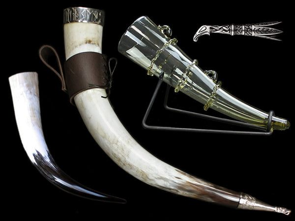 Viking Valkyrie Drinking Horn