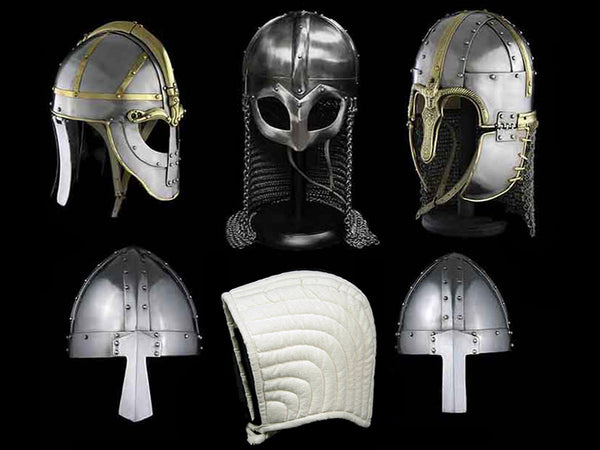 Replica Viking Saxon & Norman Helmets - Viking Warrior Costume