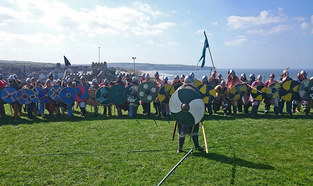 Vikings at Whitby - North Yorkshire UK