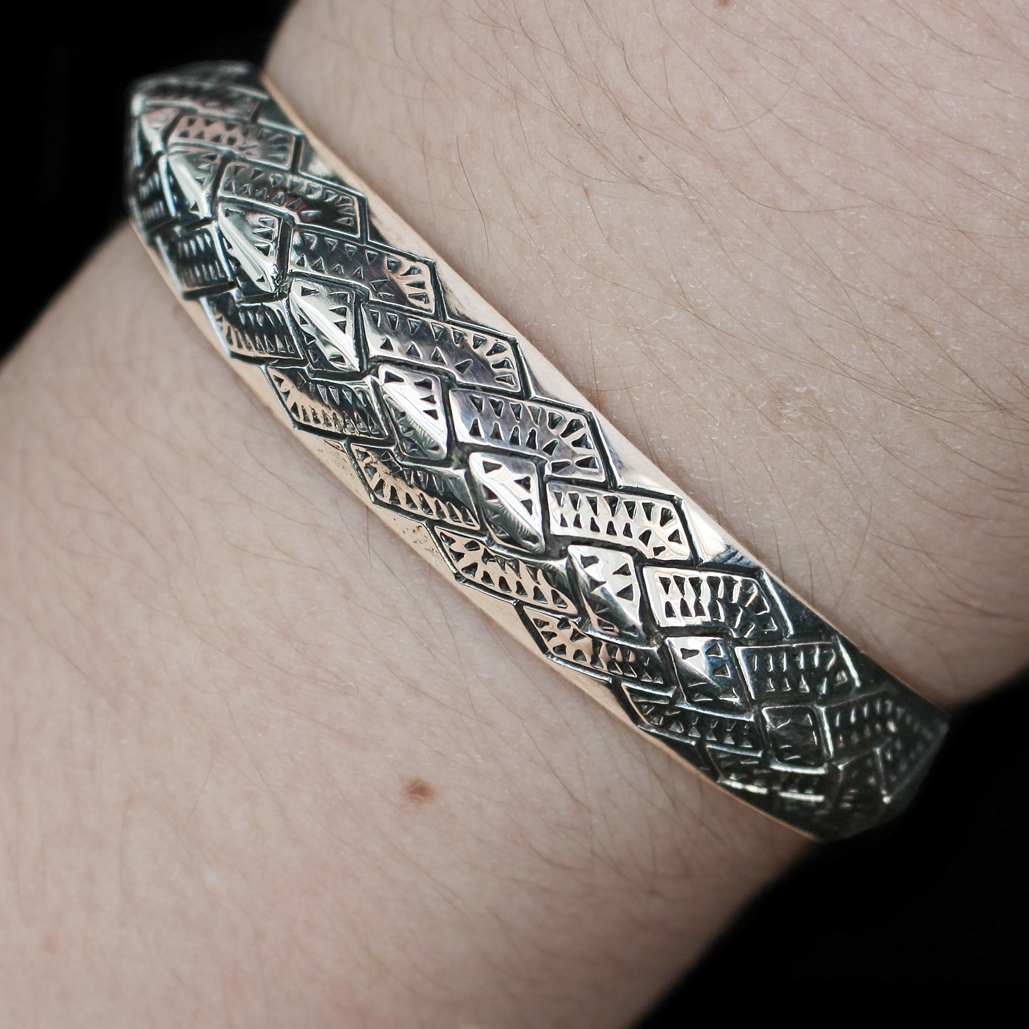 Viking Dragon Bracelet, Nidhogg Norse Arm Ring | TheNorseWind
