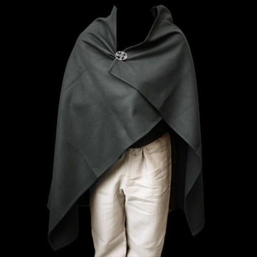 Wool Basic Viking Cloak - Grey - Viking Cloaks - Viking Clothing