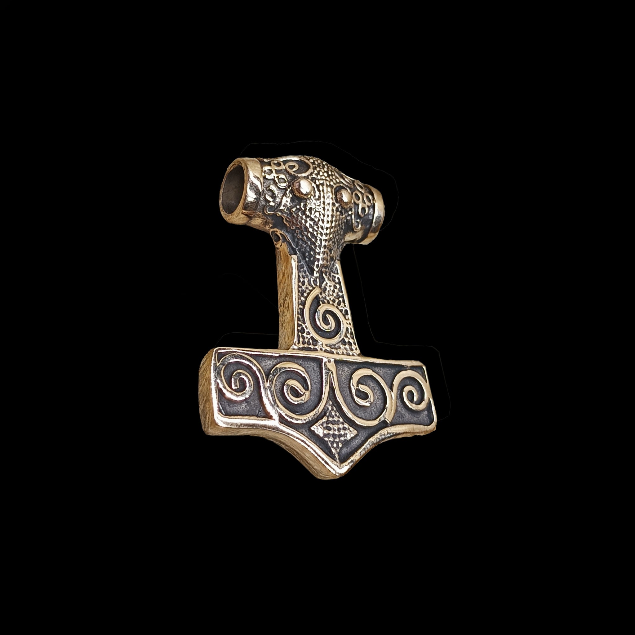 Silver Filigree Thors Hammer from Oland - Rare Viking Jewelry