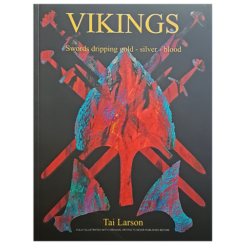 Vikings - Swords Dripping Gold - Silver - Blood - Book - Front Cover