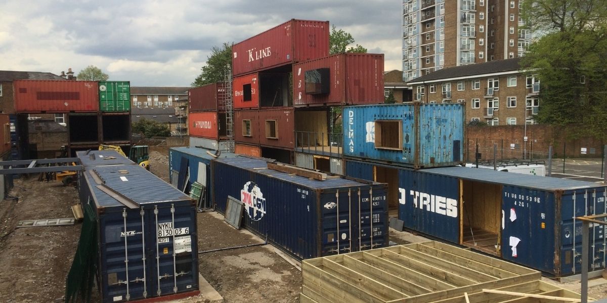 Commercial shipping container project