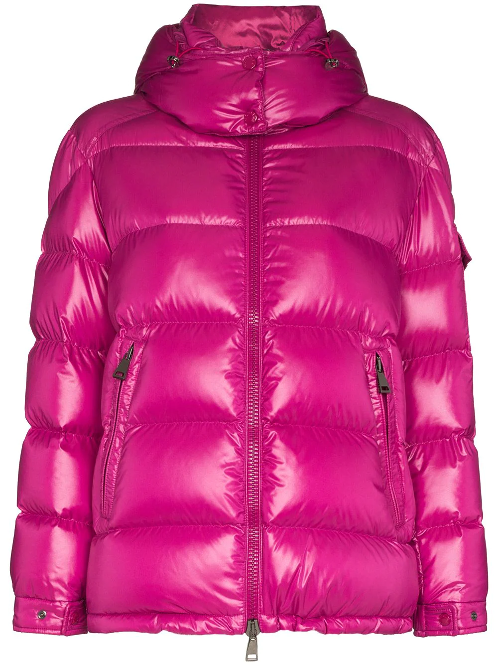 Fustet rear-logo padded jacket – Hype Glamour