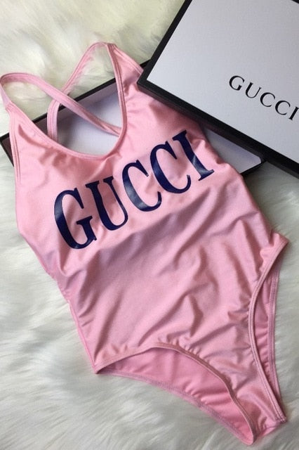 gucci pink bikini