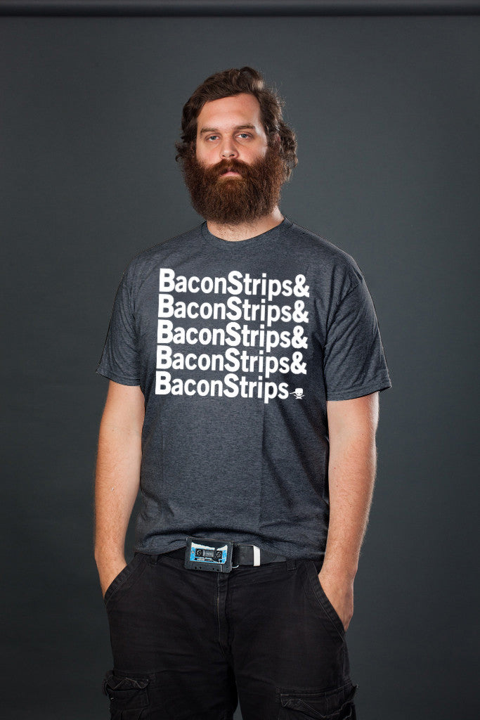 bacon strips t shirt