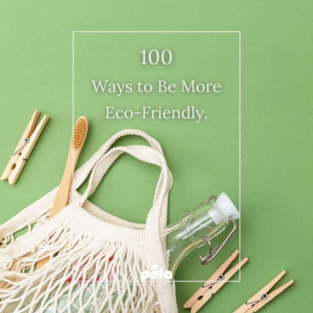 100 ways to be more eco-friendly