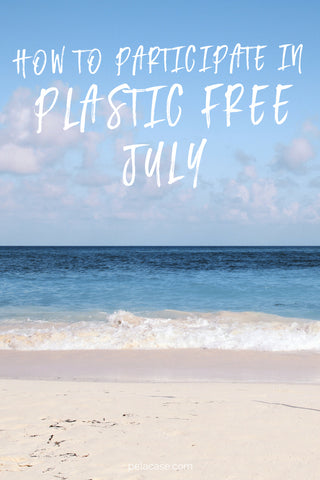 How to Participate in Plastic Free July from pelacase.com