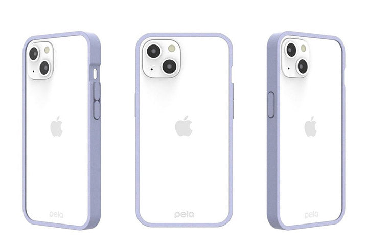 Clear iPhone 13 Case with Lavender Ridge