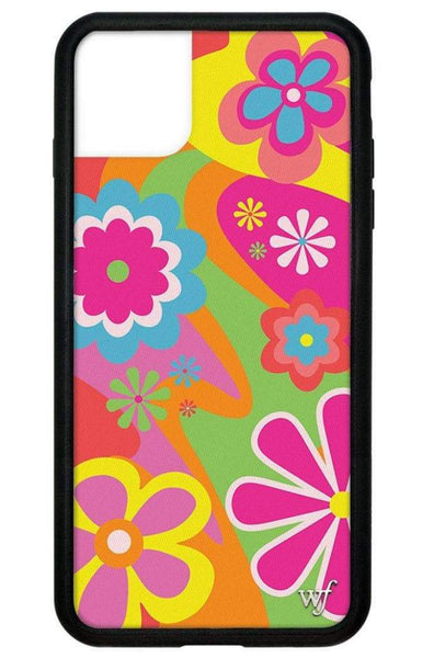 Product shot of the flower power phone case