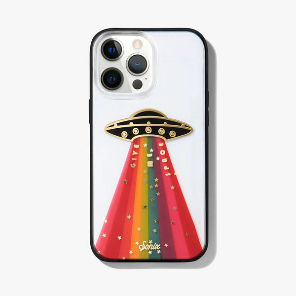 Product shot of the give me space phone case
