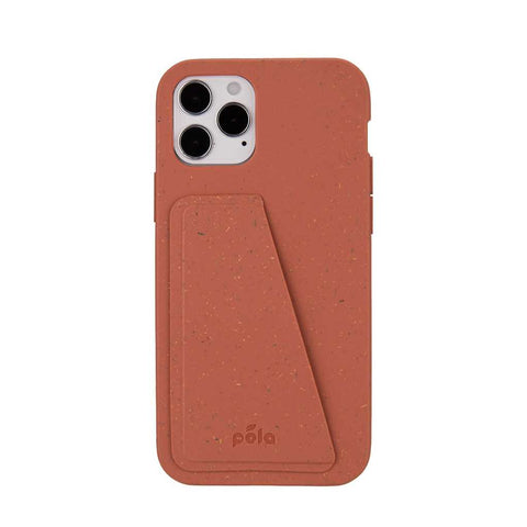 Terracotta iphone protective wallet case 
