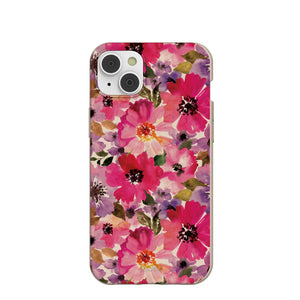 Seashell Painted Petals iPhone 14 Plus Case with MagSafe Module
