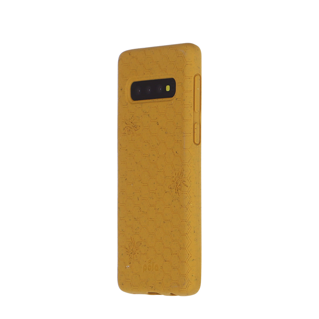 Yellow field Samsung S10 Case