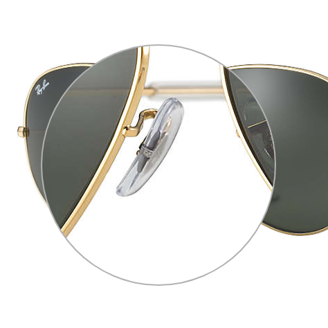 ray ban aviator replacement nose pads