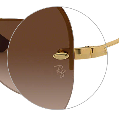 Replacement rimless trim fitting set to fit RayBan RB 3449 –  
