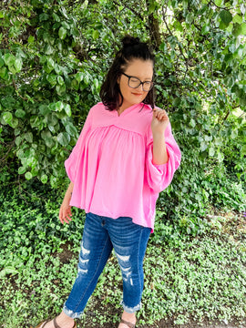 Stylish Splendor Pink Top