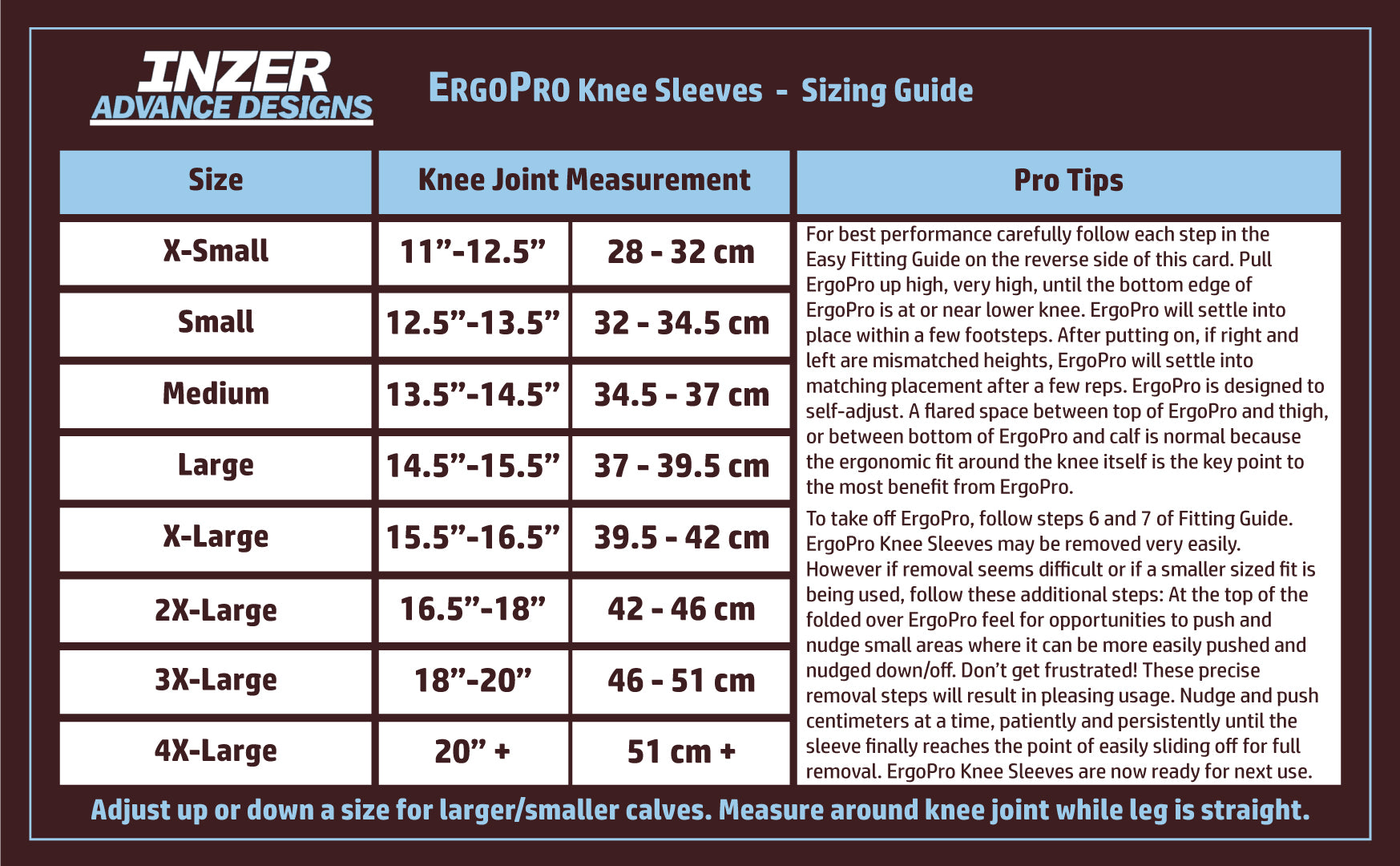 ファッション通販店舗 エルゴプロ/Ergo pro Knee Sleeves スポーツ