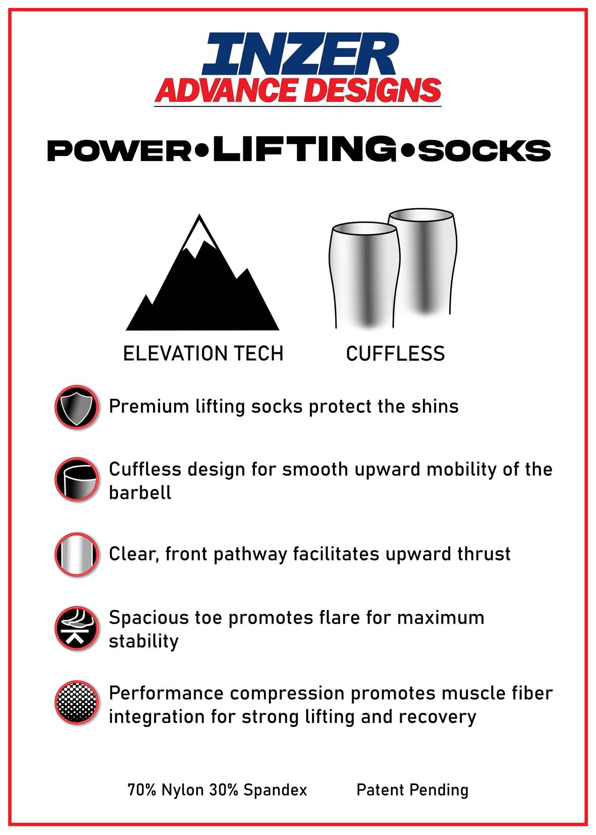 Inzer Power Deadlift Socks instantly increase powerlifting performance ...