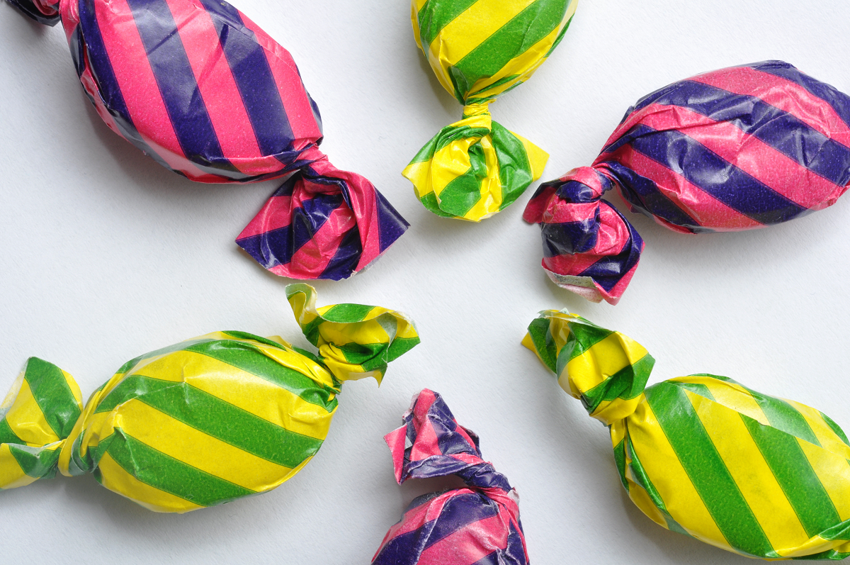 recycled candy wrapper bags