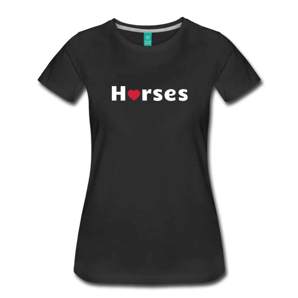 Women’s Horses T-Shirt - black