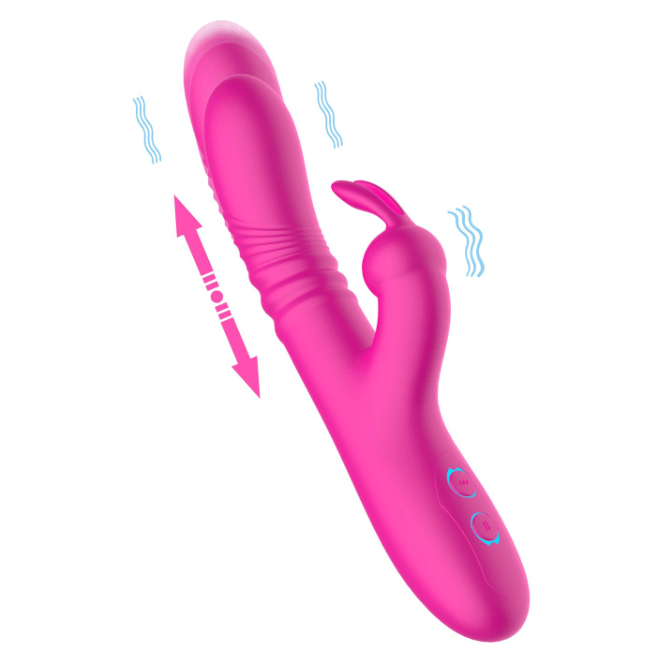 Vibrateur Va-et-Vient 3 en 1 - Secwell - Rabbit Bunny Thrusting