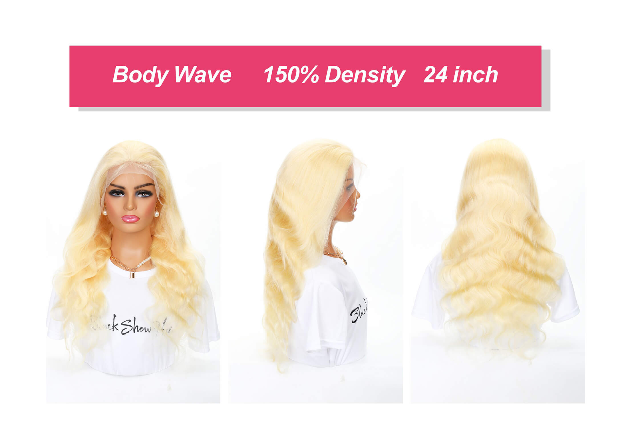 body wave 613 hair transparent lace 13*4 lace front wig