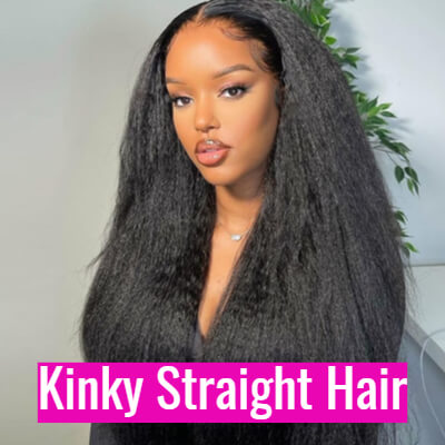kinky straight hair