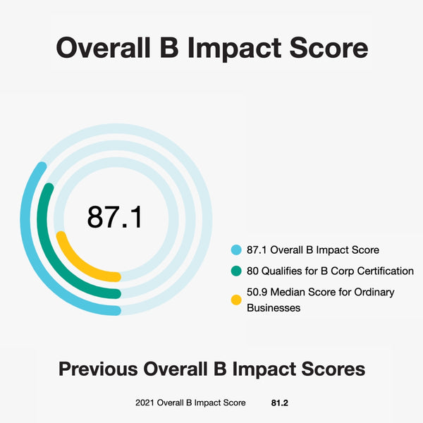 MODHER B CORP score