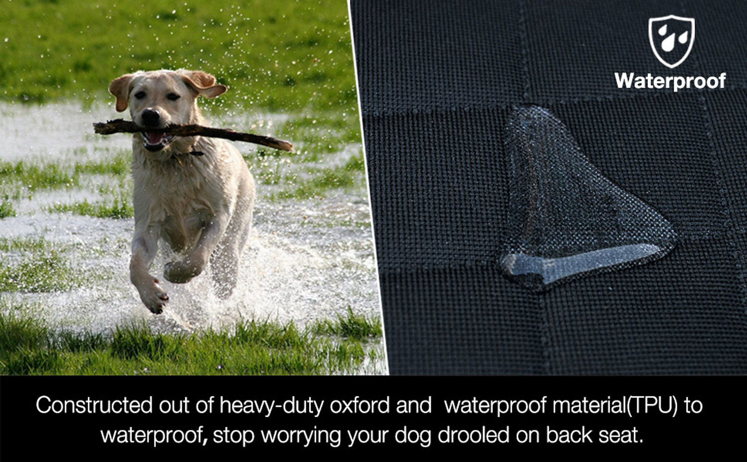 Dirt-Reducing Waterproof Dog Hammock For Cars - Inspire Uplift