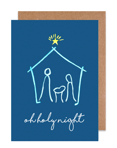 Oh Holy Night Holiday Card