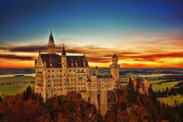 GERMANY CASTLE sundown 