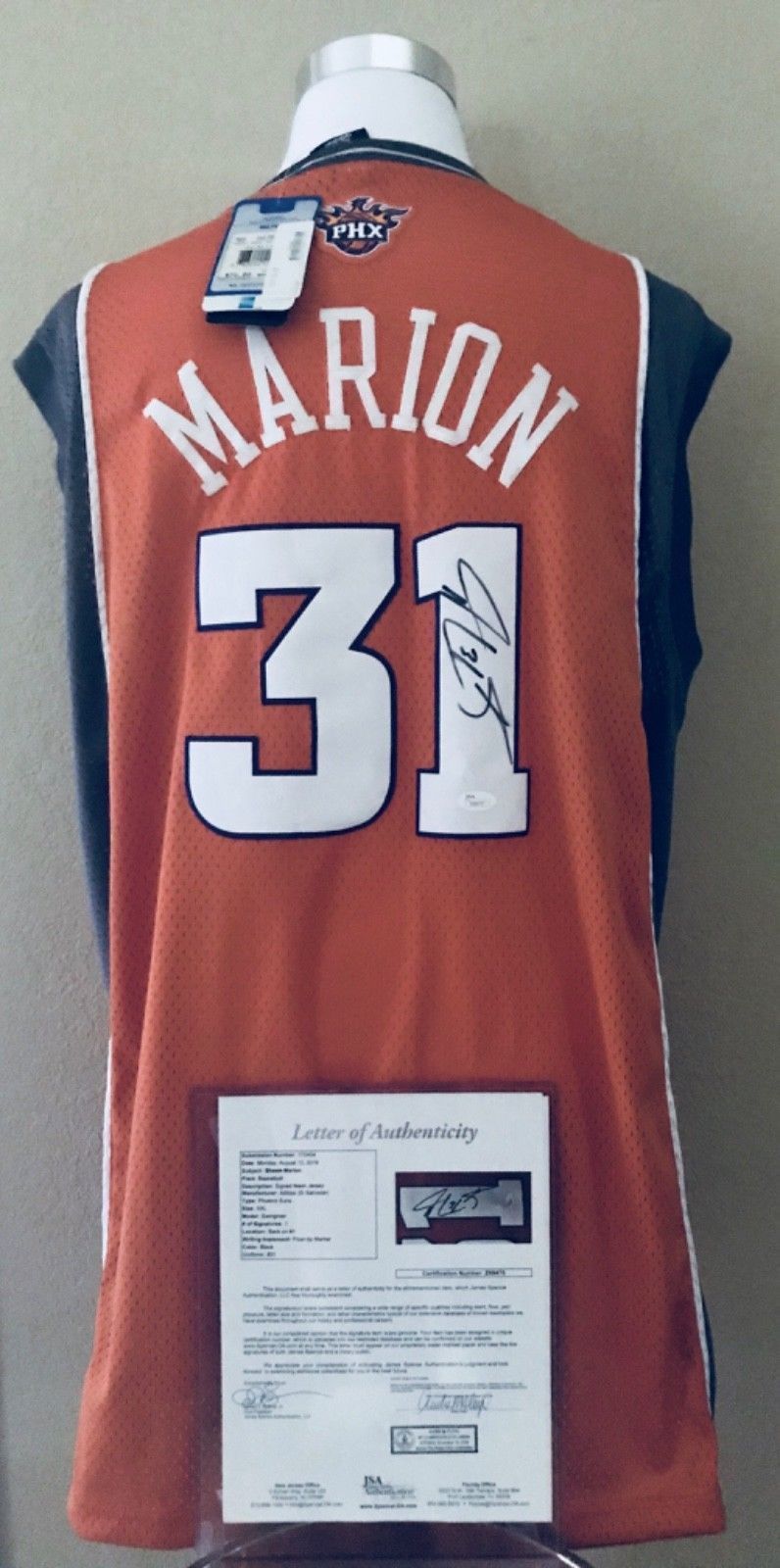 shawn marion jersey