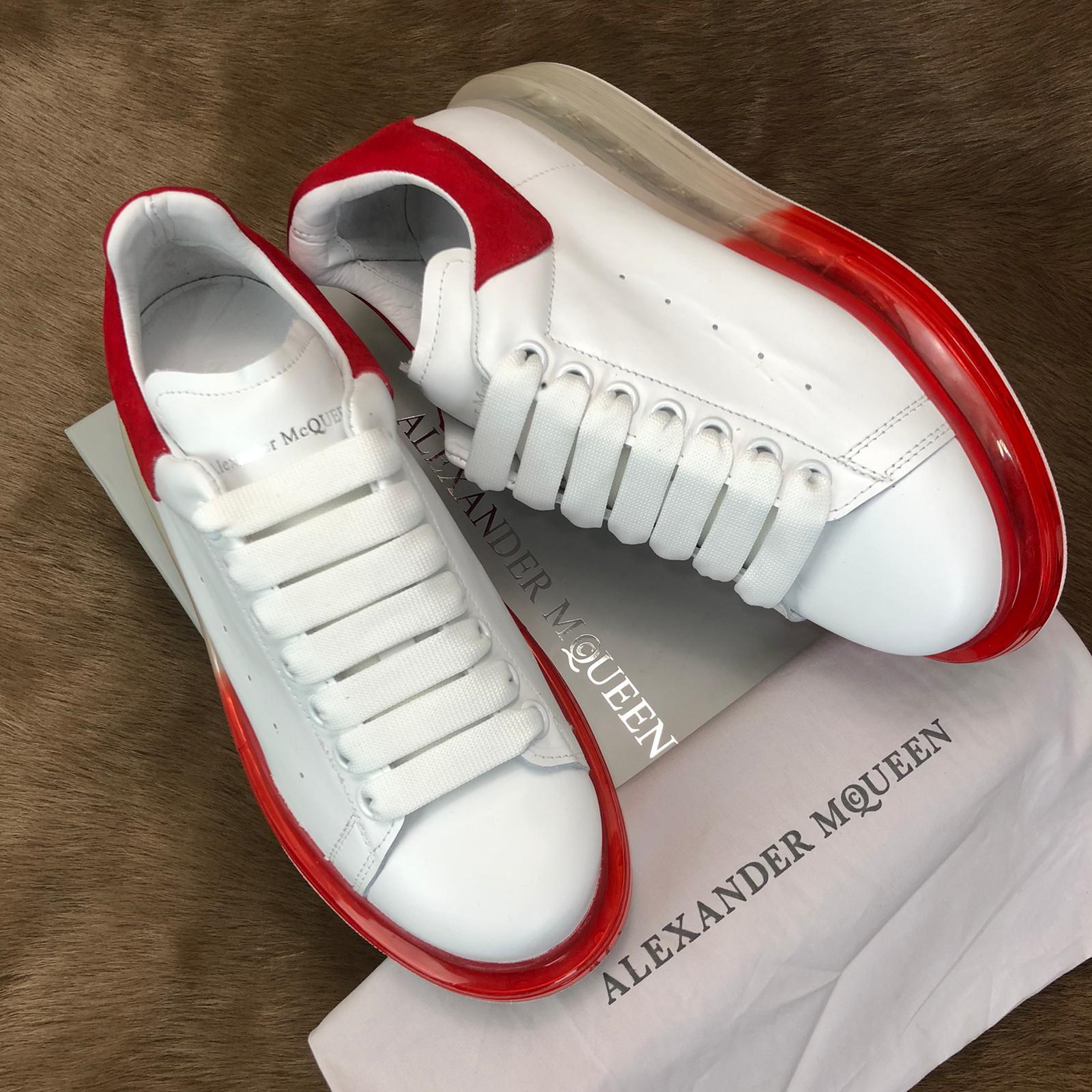 alexander mcqueen clear sole