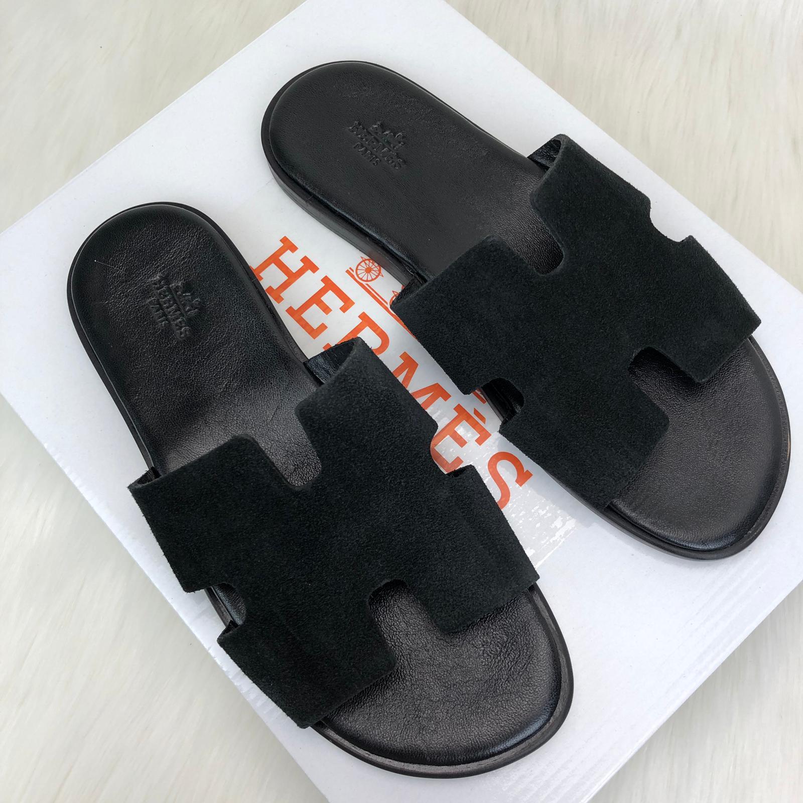 hermes slippers men price