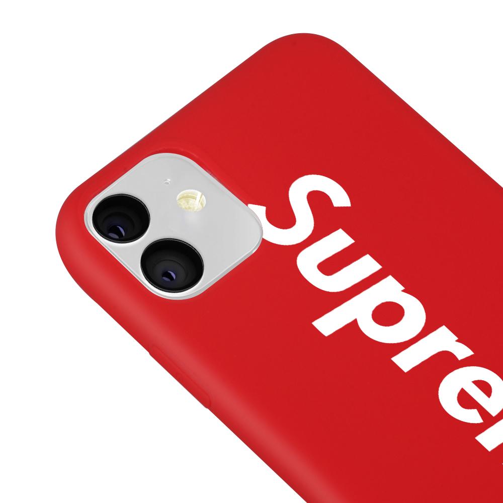 Louis Vuitton Supreme iPhone 11 Phone Case Red – World Leather Design