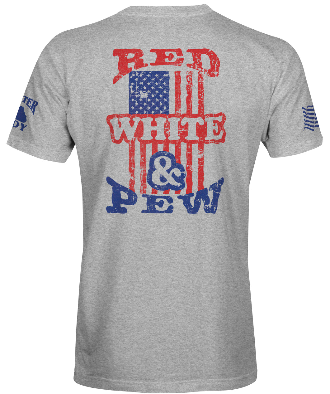 red white and pew t shirt