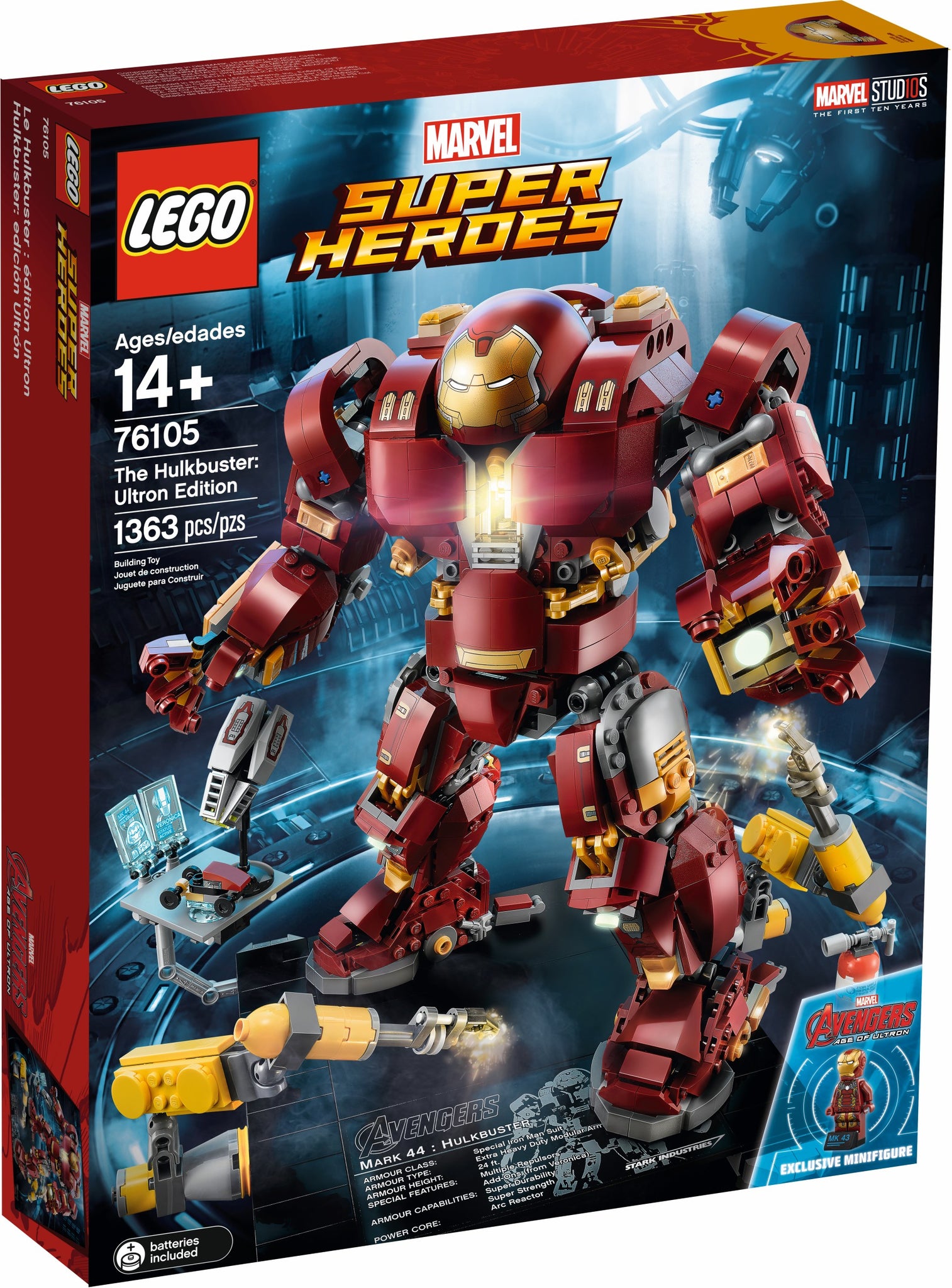 lego iron man hulkbuster ultron edition