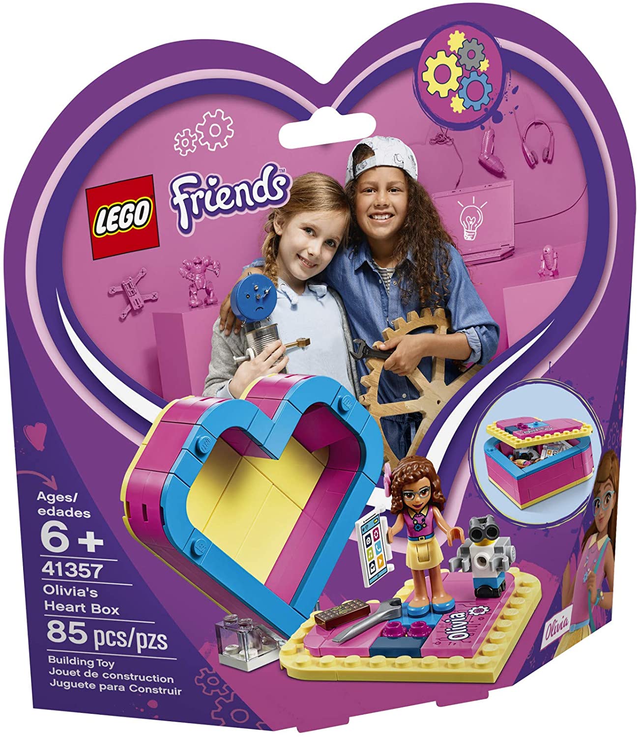 stad Opgetild Fabrikant LEGO® Friends 41357 Olivia's Heart Box (85 pieces) – AESOP'S FABLE