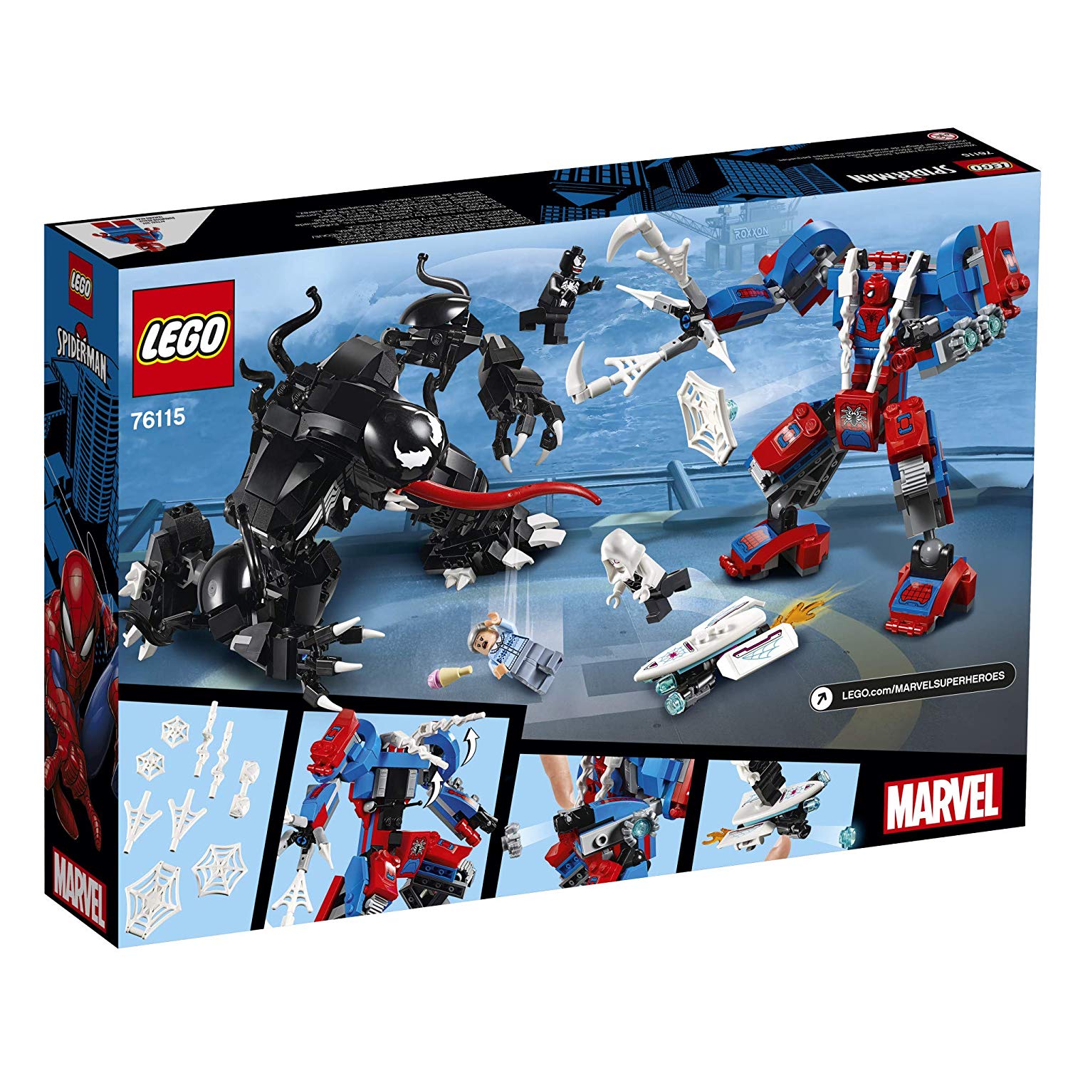 LEGO® Marvel Spider-Man 76115 Spider Mech Vs. Venom (604 pieces) – AESOP'S  FABLE