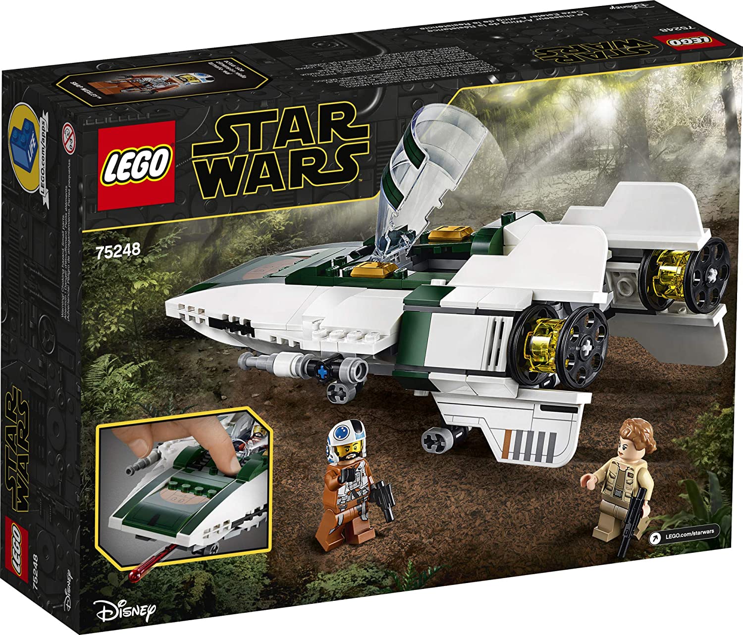 LEGO® Star Wars™ 75248 Resistance Wing Starfighter (269 – AESOP'S